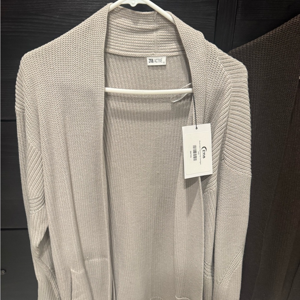 ZYIA Mushroom Normandy Cardigan